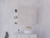 New York Shaving Cabinet 900mm Left Double Door Gold Collection White [298418]