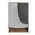 Pure Bliss Shaving Cabinet 600mm Single Door Gold Collection White [298430]