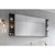 Boston Shaving Cabinet 1200mm Double Door Gold Collection White [200994]