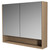 Sanremo Shaving Cabinet 900mm Double Door Gold Collection White [200990]