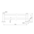 Dolce II Double Towel Rail 800mm Gunmetal [315749]