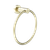 Dolce II Hand Towel Ring Brushed Gold [315747]