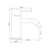 Mecca Mini Basin Mixer Matte Black [322045]