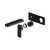 Celia Wall Basin or Bath Mixer Trim Kit (Only) Matte Black [322046]