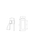 Celia Shower Mixer Rectangular Backplate Trim Kit (Only) Brushed Nickel [322140]