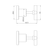 X Plus Wall Tops Assembly Brushed Nickel [322130]