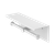 Nero Mecca Double Toilet Roll Holder with Shelf Matte White [322094]
