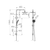 Round Twin Shower with Air Shower II Brushed Nickel [322080]