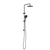 Round Twin Shower with Air Shower II Gunmetal [322069]