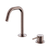 Mecca Hob Basin Mixer Set Edge Spout Brushed Bronze [324641]
