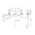Mecca Lever Wall Basin or Bath Set 185mm Spout Chrome [324506]