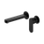 Ecco Wall Basin or Bath Mixer Separate Back Plate 60mm Matte Black [326740]