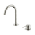 Mecca Hob Basin Mixer Set Arc Spout Brushed Nickel [324520]