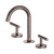 Mecca Lever Basin Set Arc Spout Brushed Bronze [324548]