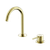 Mecca Hob Basin Mixer Set Arc Spout Brushed Gold [324563]