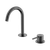 Mecca Hob Basin Mixer Set Arc Spout Gun Metal [324586]