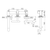 Mecca Lever Wall Basin or Bath Set 160mm Offset Spout Matte Black [324634]