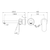 Ecco Wall Basin or Bath Mixer Separate Back Plate 60mm Trim Kit (Only) Brushed Nickel [326744]