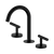 Mecca Lever Basin Set Arc Spout Matte Black [324595]