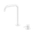 Mecca Hob Bath or Kitchen Mixer Set Edge Spout Matte White [324598]