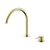 Mecca Hob Bath or Kitchen Mixer Set Arc Spout Brushed Gold [324600]