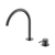 Mecca Hob Bath or Kitchen Mixer Set Arc Spout Gun Metal [324626]