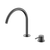 Mecca Hob Bath or Kitchen Mixer Set Arc Spout Gun Metal [324626]