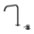 Mecca Hob Bath or Kitchen Mixer Set Edge Spout Gun Metal [324644]