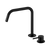 Mecca Hob Bath or Kitchen Mixer Set Edge Spout II Matte Black [324493]