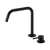 Mecca Hob Bath or Kitchen Mixer Set Edge Spout II Matte Black [324493]