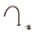 Mecca Hob Bath or Kitchen Mixer Set Arc Spout Brushed Bronze [324503]