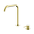 Mecca Hob Bath or Kitchen Mixer Set Edge Spout Brushed Gold [324507]