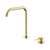Mecca Hob Bath or Kitchen Mixer Set Edge Spout Brushed Gold [324507]