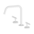 Mecca Lever Bath or Kitchen Set Edge Spout II Matte White [324511]