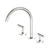 Mecca Lever Bath or Kitchen Set Arc Spout Brushed Nickel [324539]