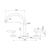 Mecca Lever Bath or Kitchen Set Arc Spout Gun Metal [324542]