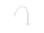 Serenity Bath or Kitchen Arc Spout Matte White [324632]