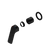 Bianca Care Shower Mixer 60mm Plate Trim Kit (Only) Matte Black [324514]