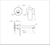Ecco Wall Basin or Bath Mixer Separate Back Plate Gunmetal [325408]