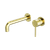 Dolce Wall Basin or Bath Mixer Separate Back Plate Brushed Gold [325467]