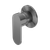 Ecco Shower Mixer 80mm Round Plate Gunmetal [325472]