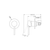 Dolce Shower Mixer Brushed Gold [325468]