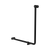 Mecca Care 32mm 90° NZ4121 Accessible Toilet Grab Rail 750 x 750mm Matte Black [325385]