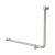 Mecca Care 32mm DDA Accessible Toilet 90° Bent Tube Grab Rail 600 x 1000mm Brushed Nickel [325437]