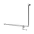 Mecca Care 32mm DDA Accessible Toilet 90° Bent Tube Grab Rail 600 x 1000mm with Toilet Roll Holder Chrome [325402]