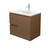 Dolce Edge Walnut 750 Wall Hung Vanity Left Hand Drawers 1 Tap Hole [313551]