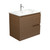 Rotondo Edge Walnut 750 Wall Hung Vanity Right Hand Drawers 1 Tap Hole [313555]
