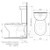 Profile 5 Toilet Suite Deluxe SNV w/Integrated Hand Basin & Soft Close Seat White 5Star [105710]