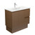 Dolce Edge Walnut 900 Vanity on Kickboard Right Drawers 1 Tap Hole [313571]