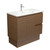 Rotondo Edge 900 Walnut Vanity on Kickboard Right Drawers 1 Tap Hole [313578]